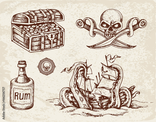Pirates design elements