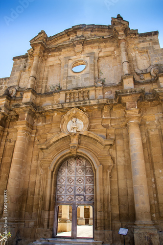 Facciata della Chiesa Barocca di Sant' Ignazio a Mazara del Vallo (Trapani)