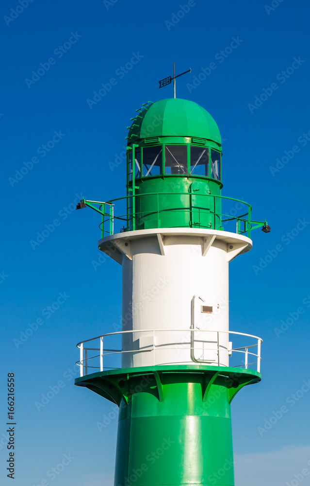 grüner Leuchtturm
