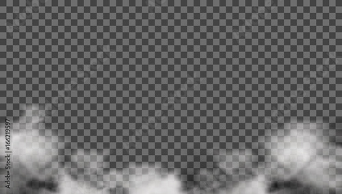 Realistic Smoke On Transparent Background