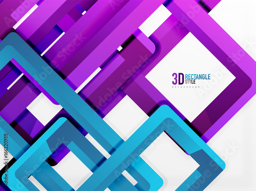 Rectangle tube elements  vector background