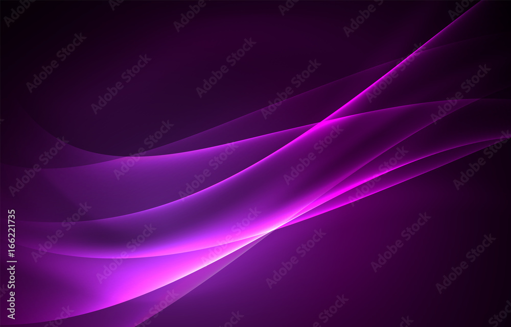Obraz premium Vector polar lights concept background