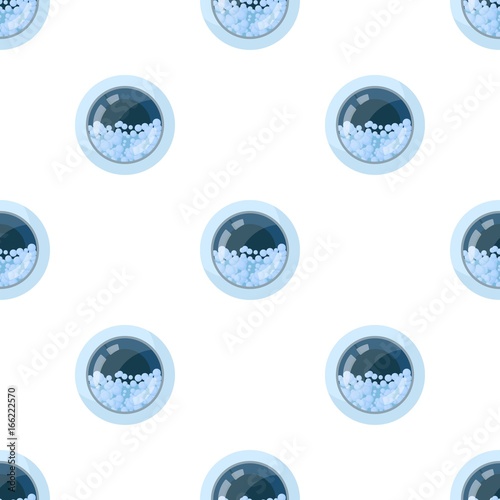 Washing mashine icon in cartoon style isolated on white background. Cleaning symbol stock vector illustration.