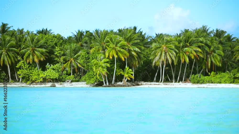 paysage de plage paradisiaque à tahiti, polynésie paysage de plage paradisiaque à tahiti, polynésie