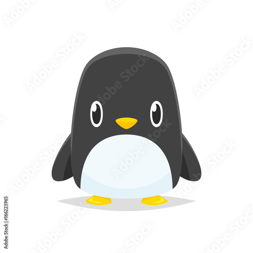 Cartoon penguin vector isolated