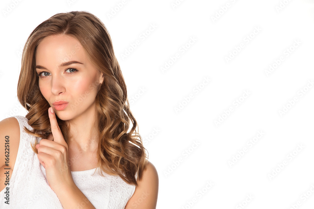beautiful spa woman touching her face perfect fresh skin pure beauty model youth and skin care concept beautiful spa woman touching her face perfect fresh skin pure beauty model youth and skin care concept