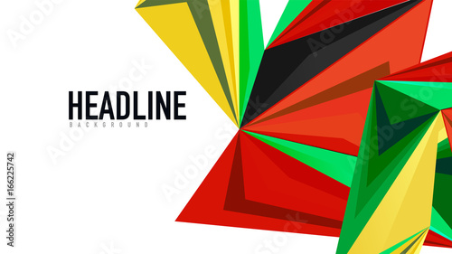 Modern triangle presentation template Free Download Modern triangle presentation template - GFXLoad