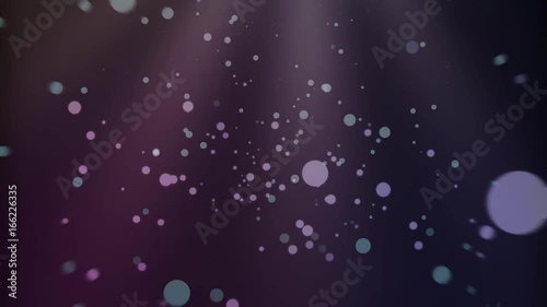 Abstract 4K business background animation underwater circles light rays calm purple pink grey