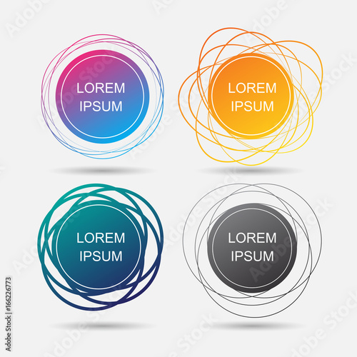 Circle abstract background. Vector illustration eps 10.