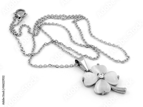 Necklace - Pendant Four-leaf clover
