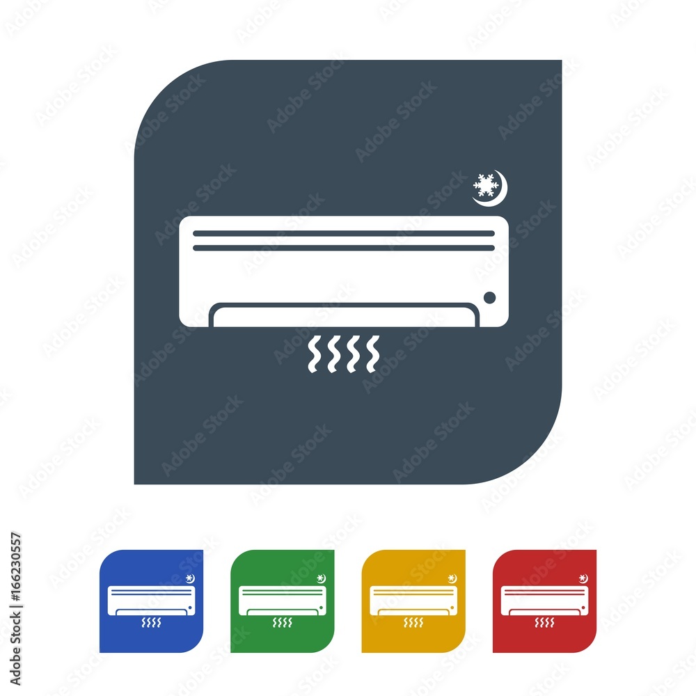 Air conditioner Icon Isolated on White Background.vector illustration icon Air conditioner Icon Isolated on White Background.vector illustration icon