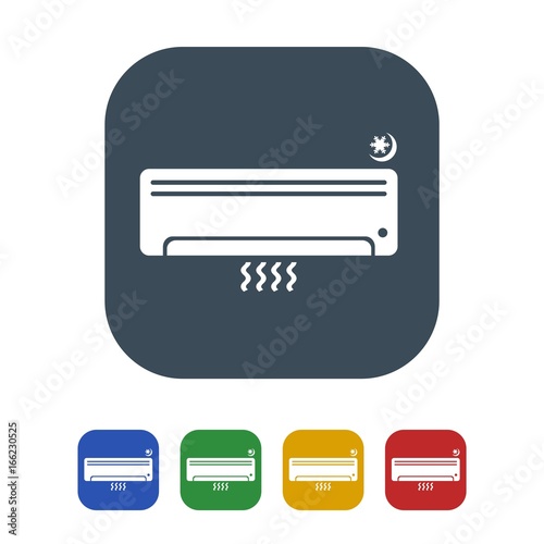 Air conditioner Icon Isolated on White Background.vector illustration icon