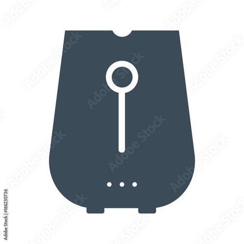 Air fryer Icon Isolated on White Background.vector illustration icon