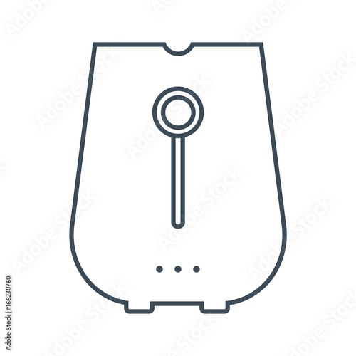 Air fryer Icon Isolated on White Background.vector illustration icon