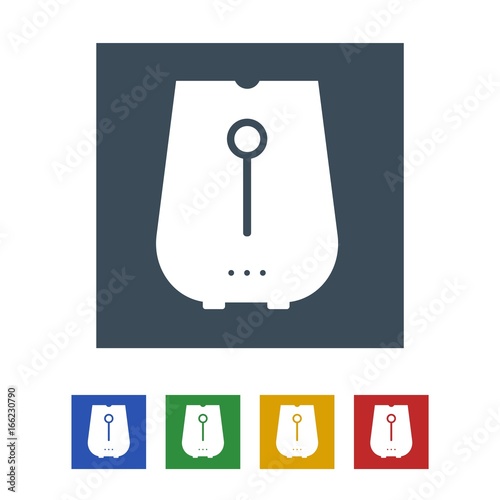 Air fryer Icon Isolated on White Background.vector illustration icon