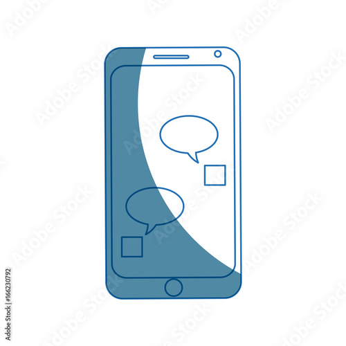 smartphone bubble chat dialog device technology communication app