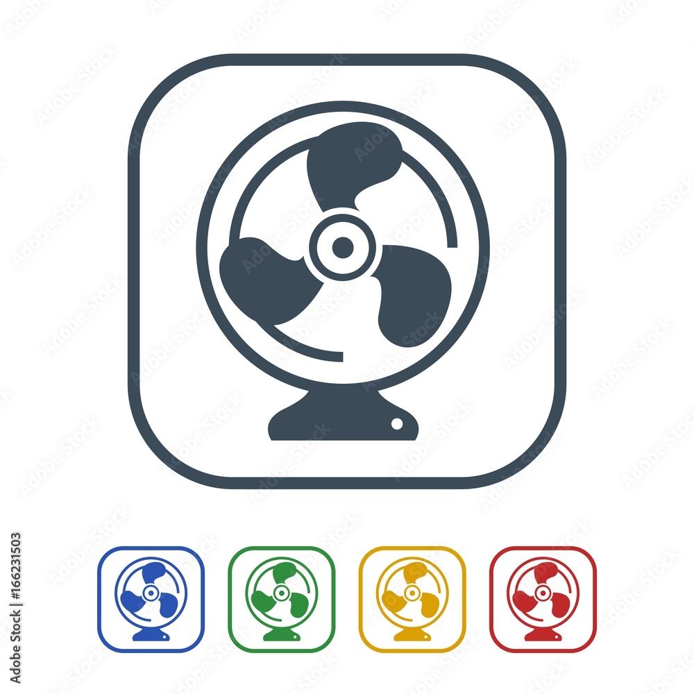 Table fan Icon Isolated on White Background.vector illustration icon Table fan Icon Isolated on White Background.vector illustration icon