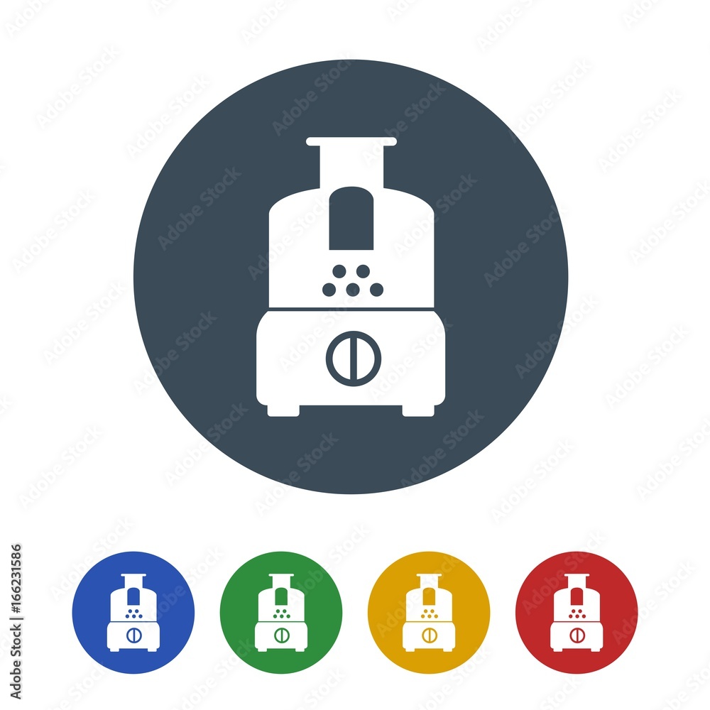 Food processor Icon Isolated on White Background.vector illustration icon Food processor Icon Isolated on White Background.vector illustration icon