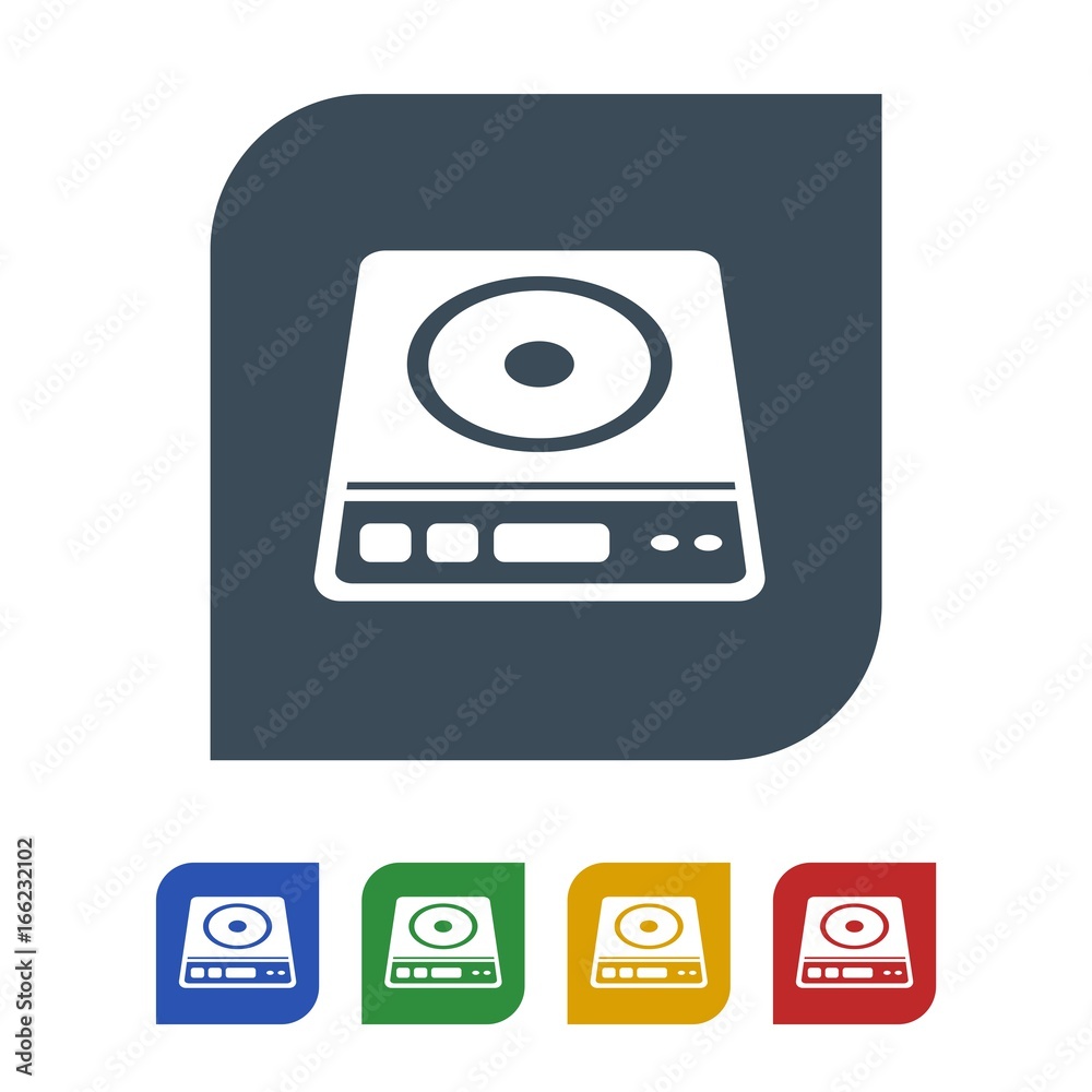 Induction cooktop Icon Isolated on White Background.vector illustration icon Induction cooktop Icon Isolated on White Background.vector illustration icon