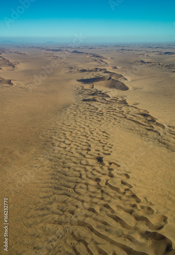 Namib-Naukluft National Park desert view from the air