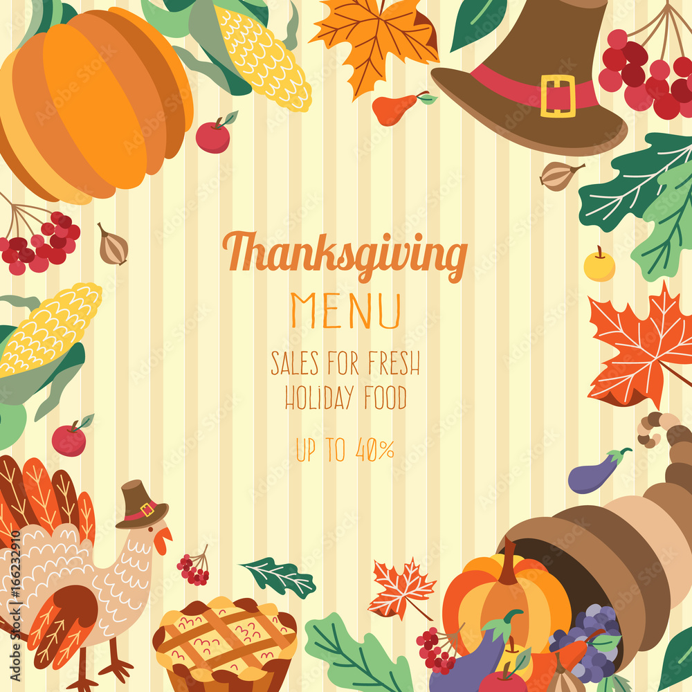 Traditional thanksgiving dinner in 15317