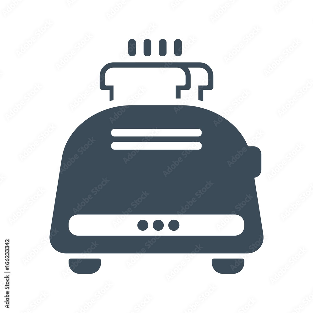 Toaster Icon Isolated on White Background.vector illustration icon Toaster Icon Isolated on White Background.vector illustration icon