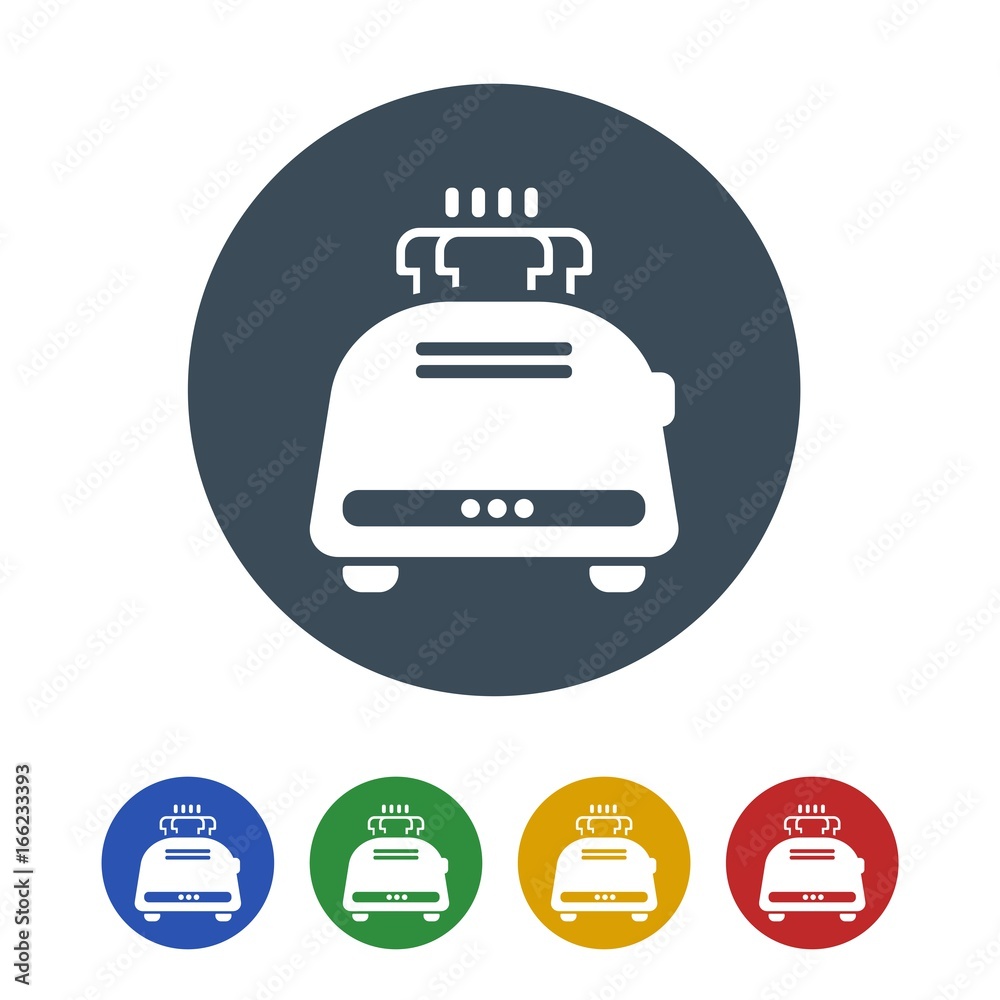 Toaster Icon Isolated on White Background.vector illustration icon