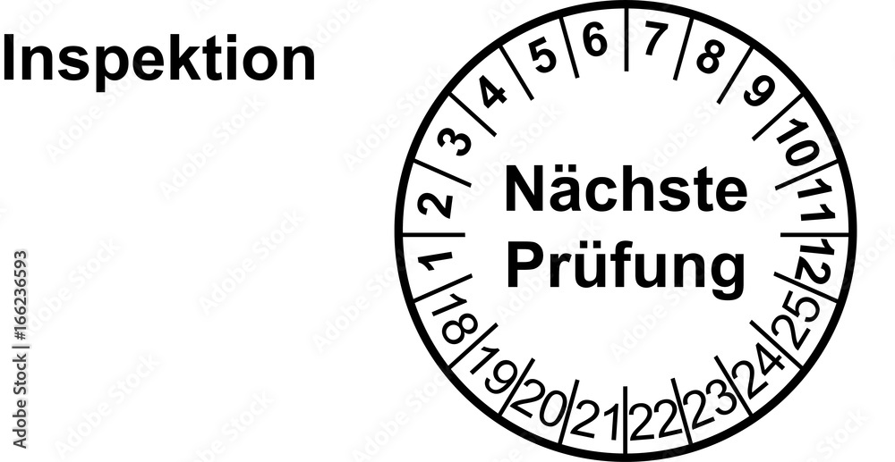 Prüfplakette