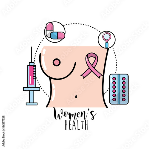 breast cancer with medical treatment to care the body