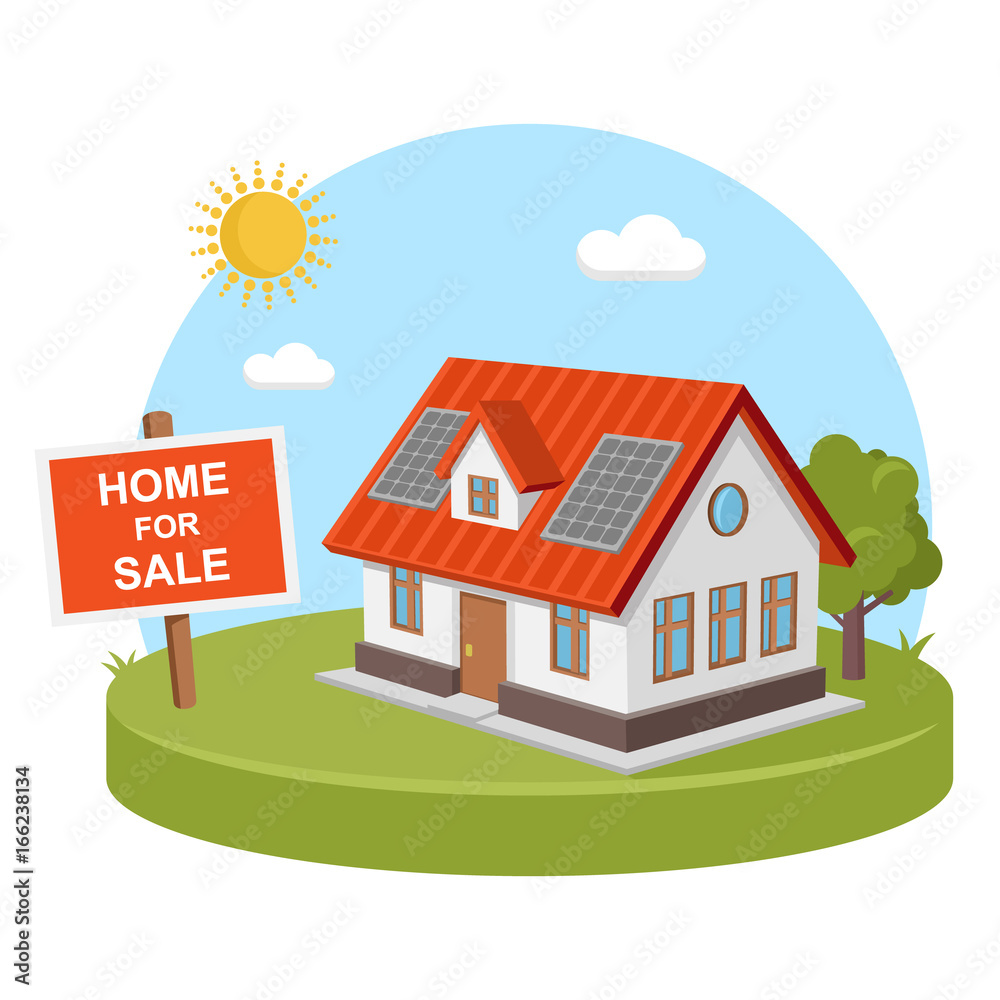 Home for sold solar energy