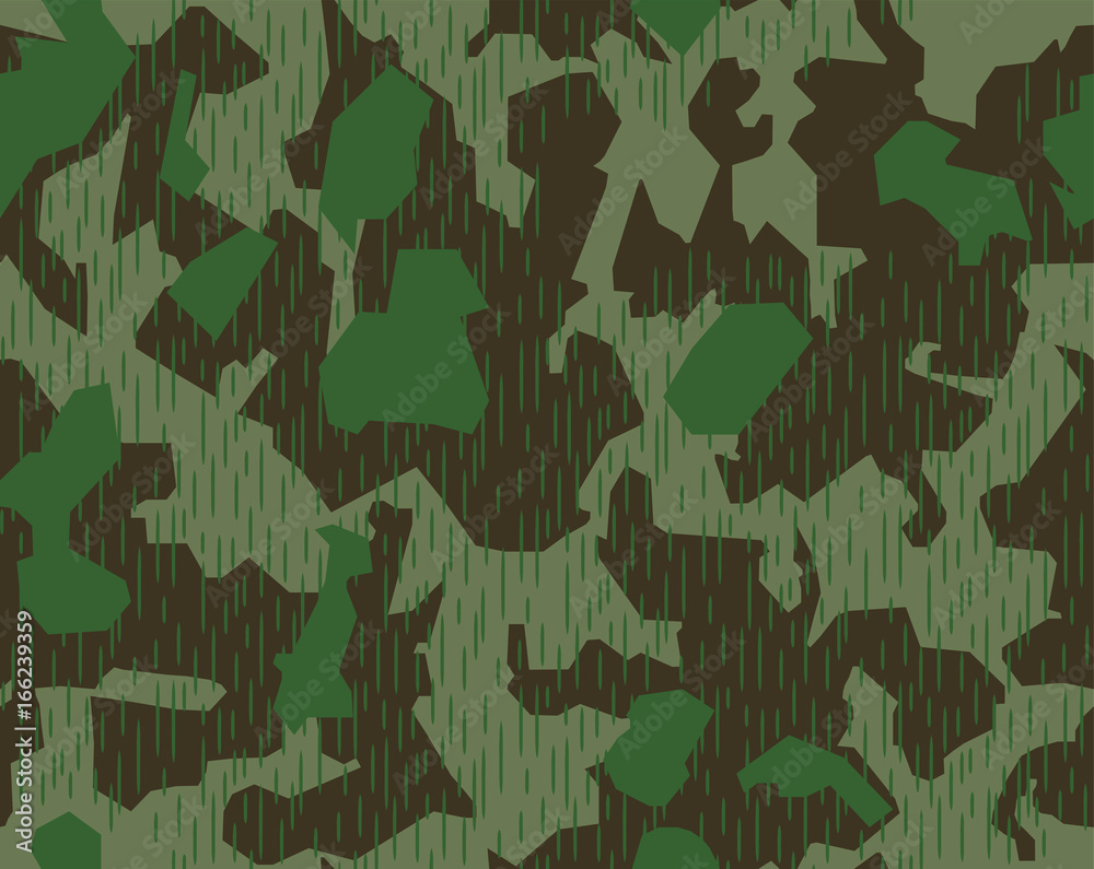 Splittertarnmuster Camouflage Splinter Camo Pattern WWII German