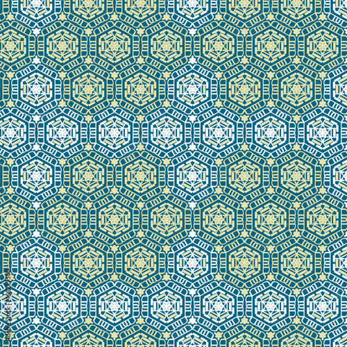 Abstract geometric seamless pattern