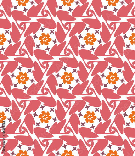Abstract geometric seamless pattern