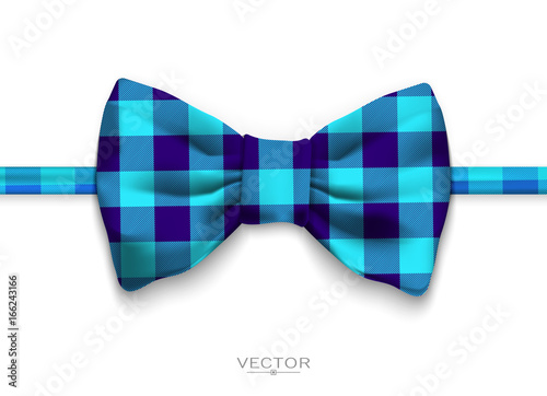 Obraz na plátně Realistic bow tie illustration