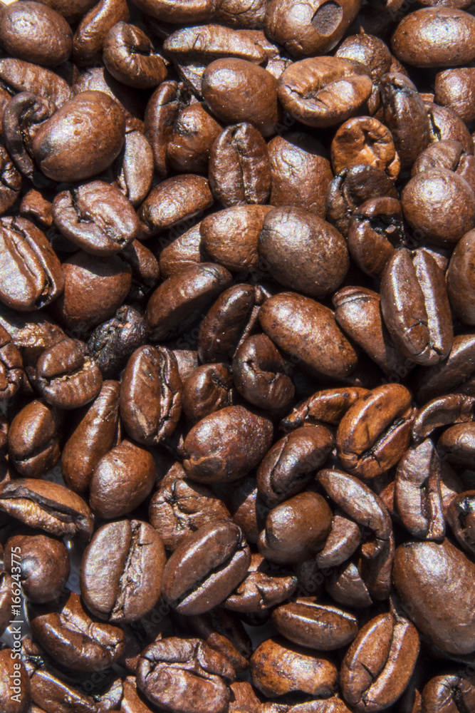 Fototapeta premium coffee beans background photo. Beautiful picture, background, wallpaper