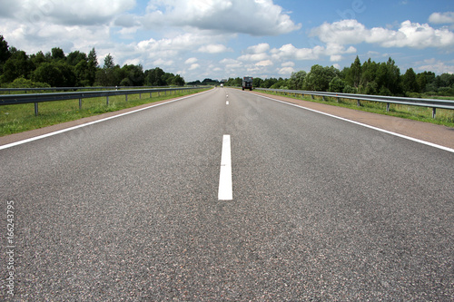 Street endless long future landscape 