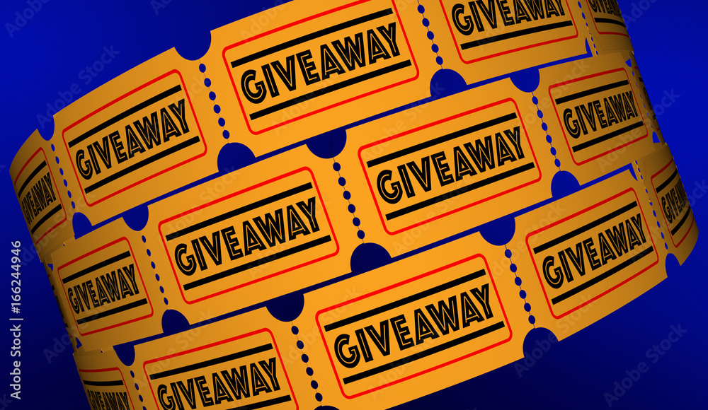 custom made wallpaper toronto digitalGiveaway Free Gift Offer Premium Tickets 3d Illustration