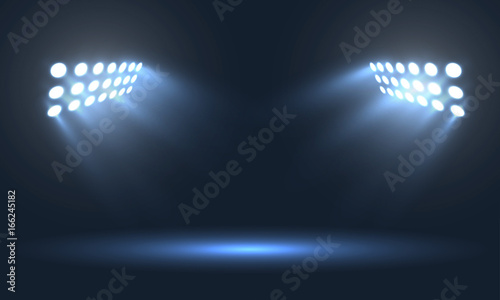 Soccer stadium projectors