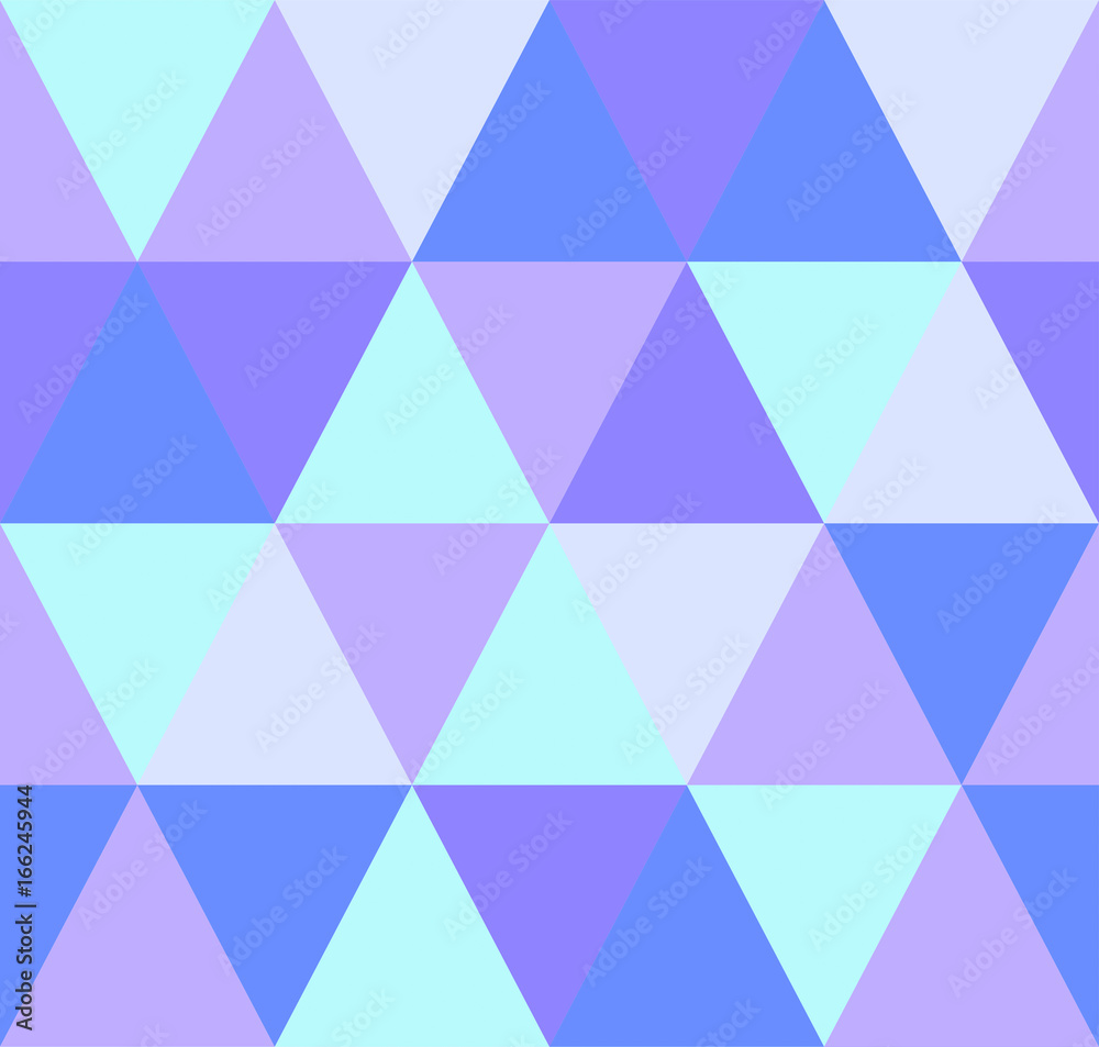 Fototapeta premium Colored abstraction in retro style made with triangles. Multicolor abstract background. Retro pattern