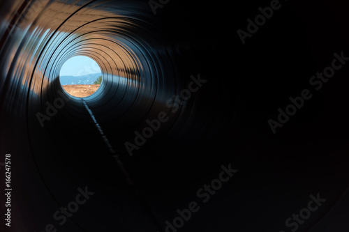 Construction of gas pipeline Trans Adriatic Pipeline - TAP in north Greece. The pipeline starts from the Caspian sea and reaches the coast of southern Italy photo