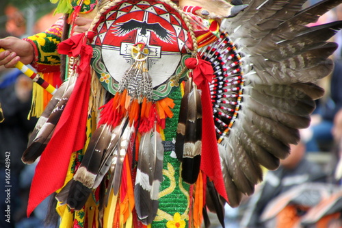 Foto native american decoration costume, canada