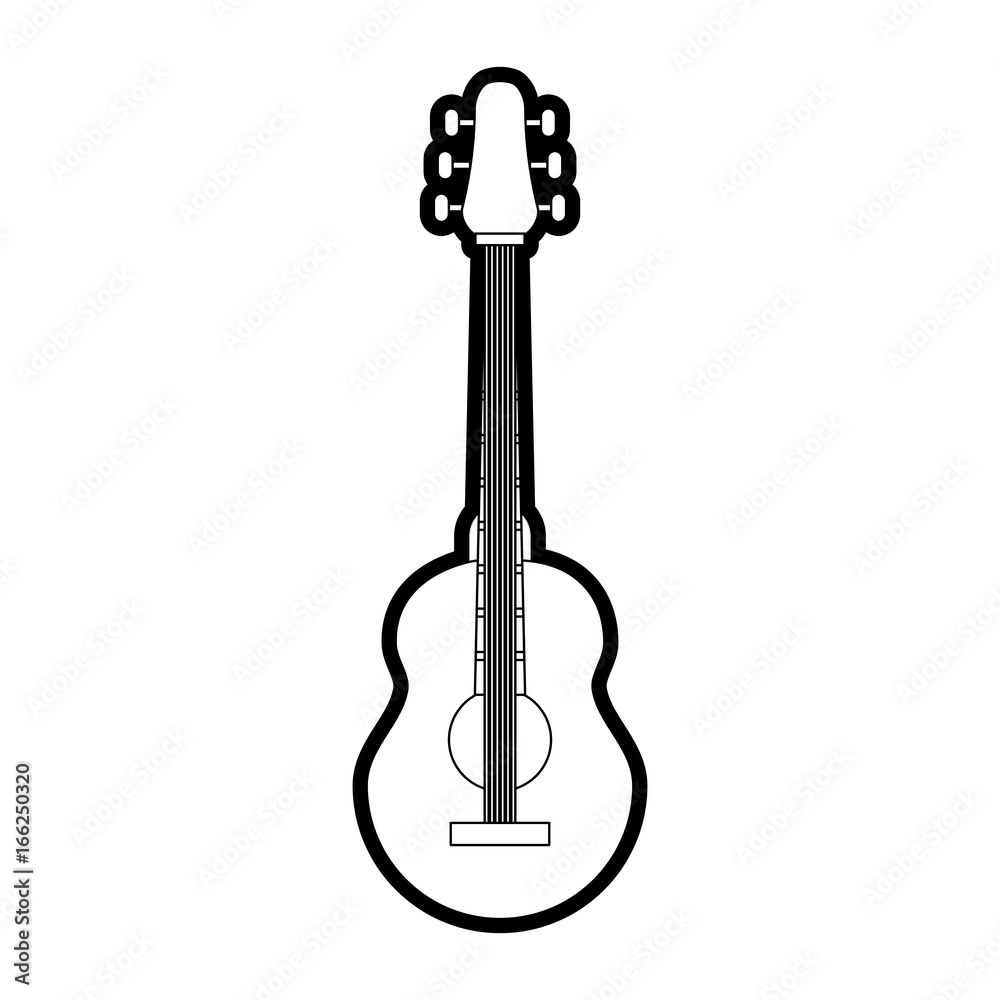 Fototapeta premium guitar vector illustration