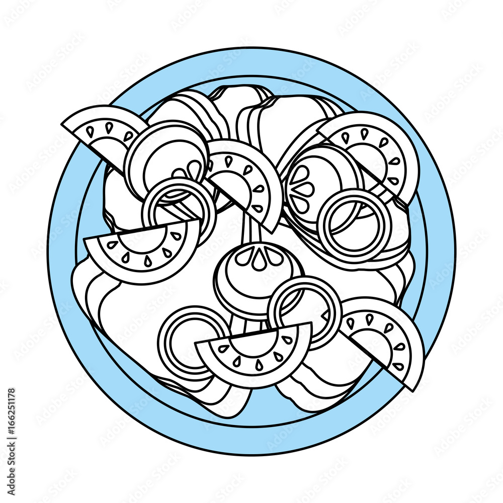 salad vector illustration salad vector illustration