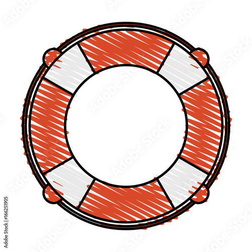 lifesaver vector illustration