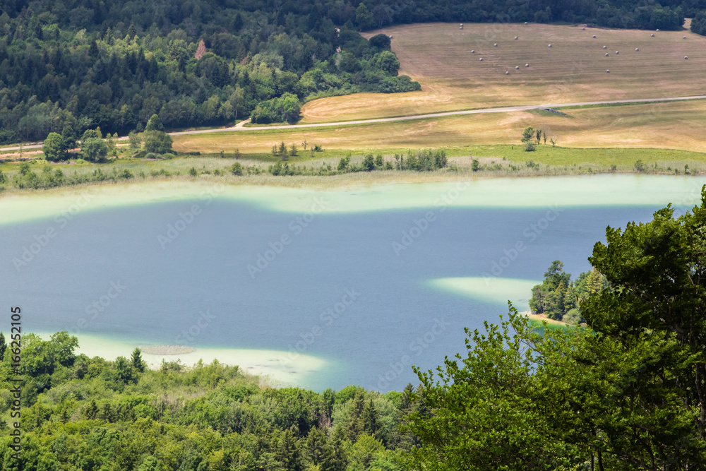 Region of the four lakes in the French Jura