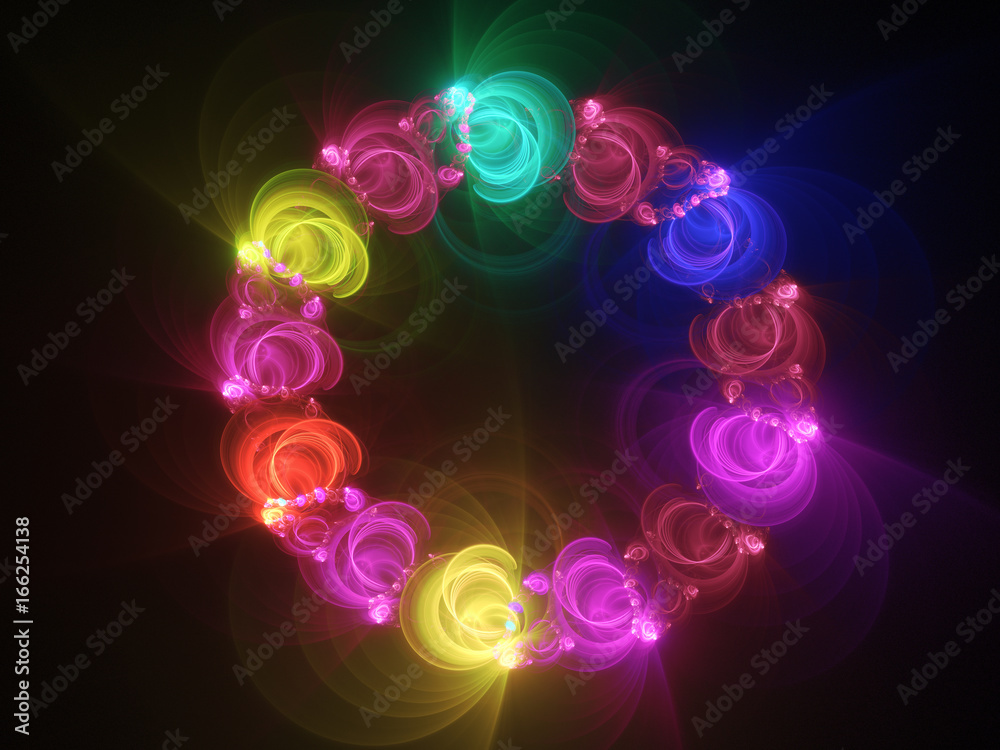 Abstract fractal background Abstract fractal background