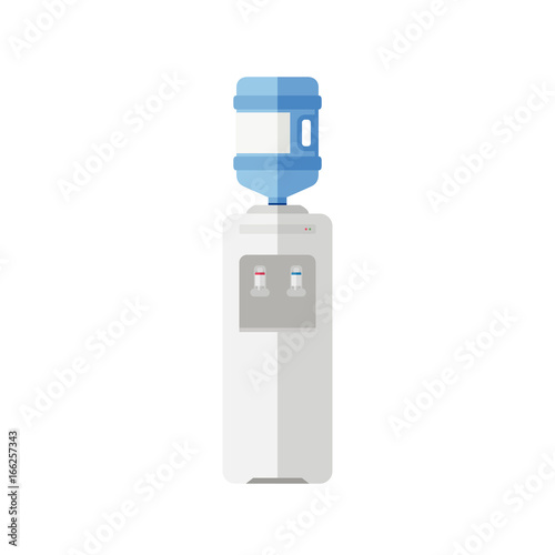 Water cooler flat icon