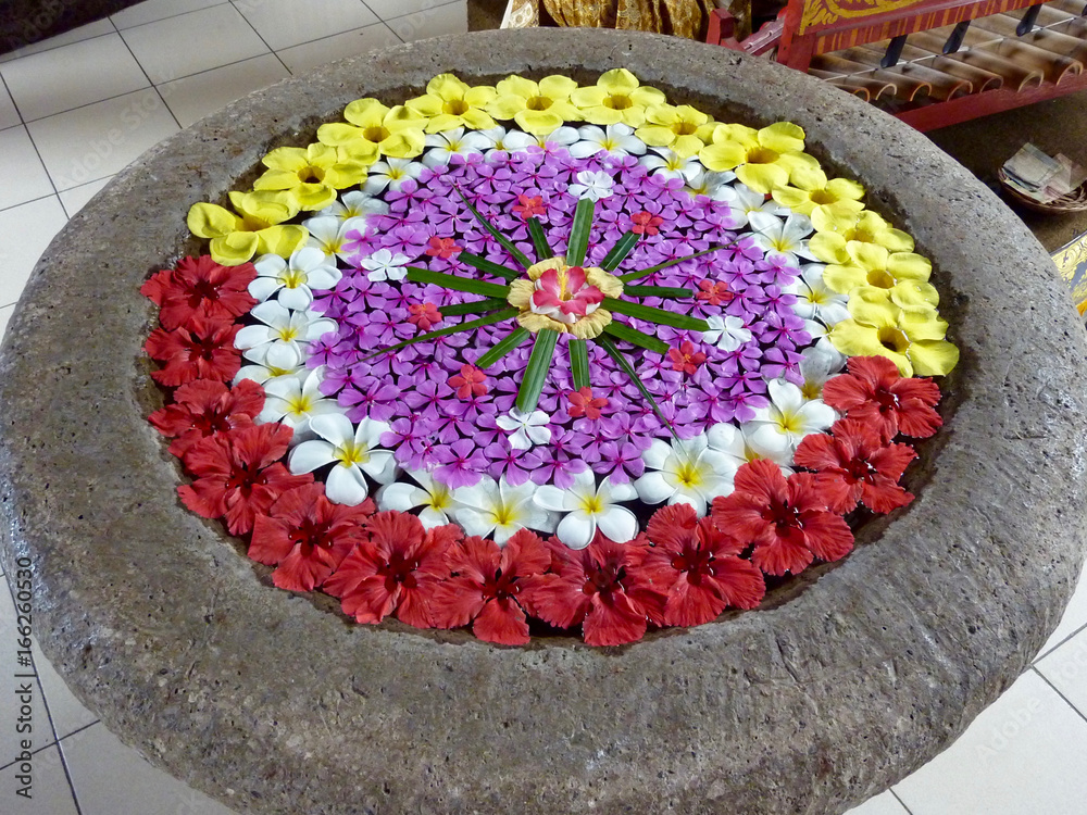 décoration de fleurs