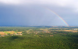 Rainbow seen from the air