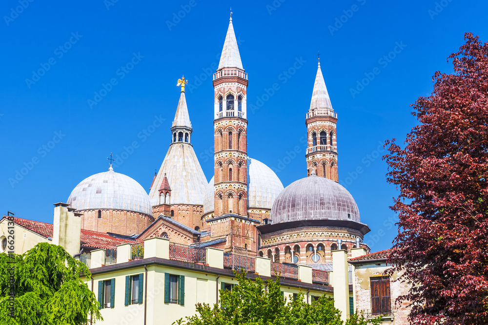 view of the Basilica of Santa Giustina of Padua, Italy